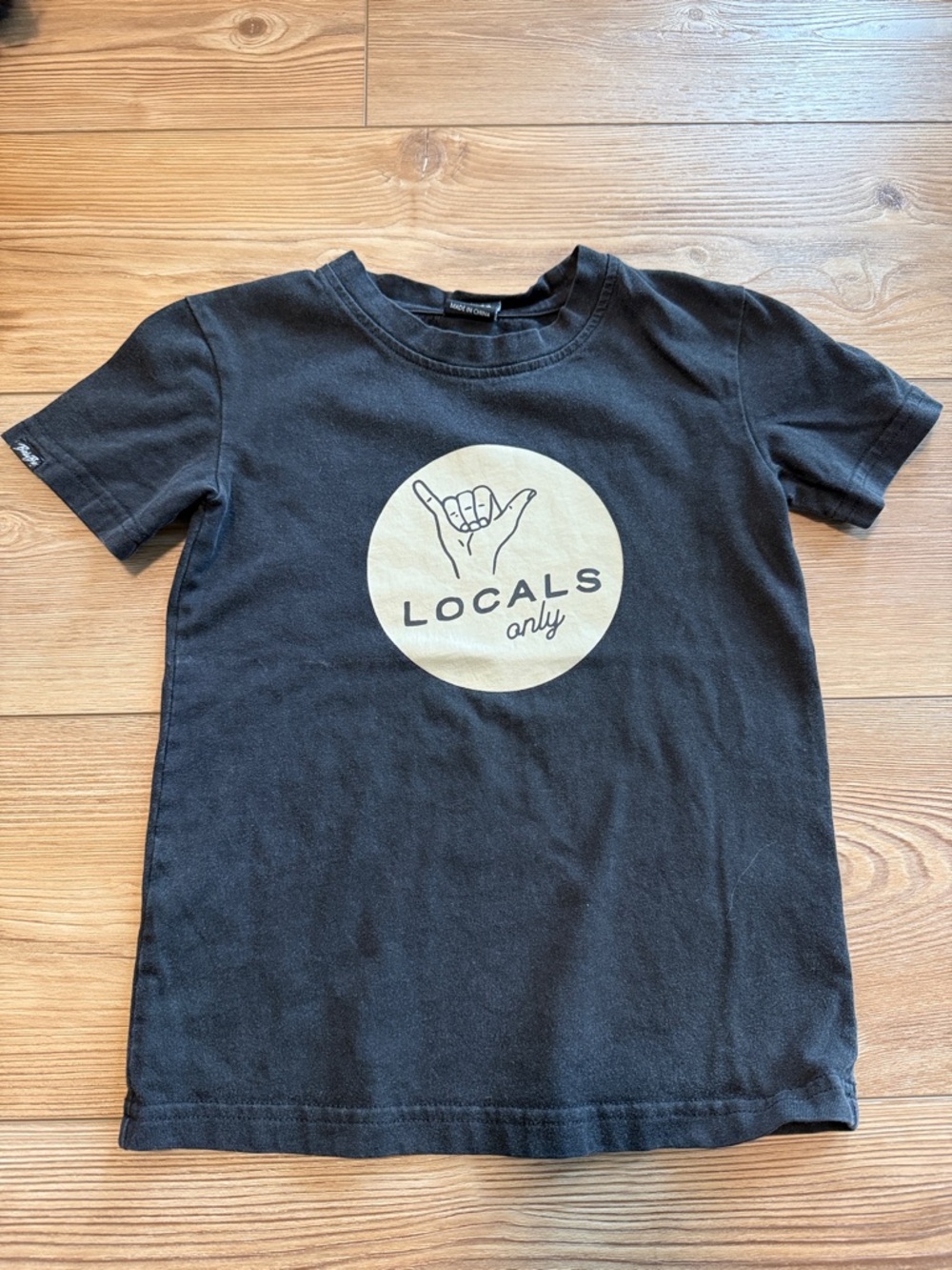 Binky Bro Locals Only Black Graphic Tee